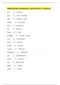 Mathnasium Assessment:- Questions & A+ Answers 