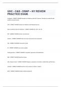   UHC - C&S - DSNP – NY REVIEW PRACTICE EXAM.