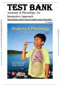 Test Bank - Anatomy & Physiology: An Integrative Approach 4th Edition (Michael McKinley,2021) Chapter 1-29 | All Chapters