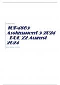 IOP4865 Assignment 5 2024 - DUE 22 August 2024