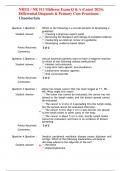 NR511 / NR 511 Midterm Exam Q & A (Latest 2024): Differential Diagnosis & Primary Care Practicum - Chamberlain 