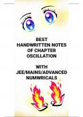 Best hand written notes for jee mains/advanced 