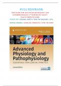 Test Bank for Advanced Physiology and Pathophysiology: Essentials for Clinical Practice, 2nd Edition (Tkacs, 2022), All Chapters 1-17 |