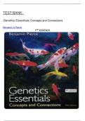 TEST BANK-  Genetics Essentials: Concepts and Connections( Benjamin A Pierce) 5TH EDITION|| NEW UPDATE 2024!!