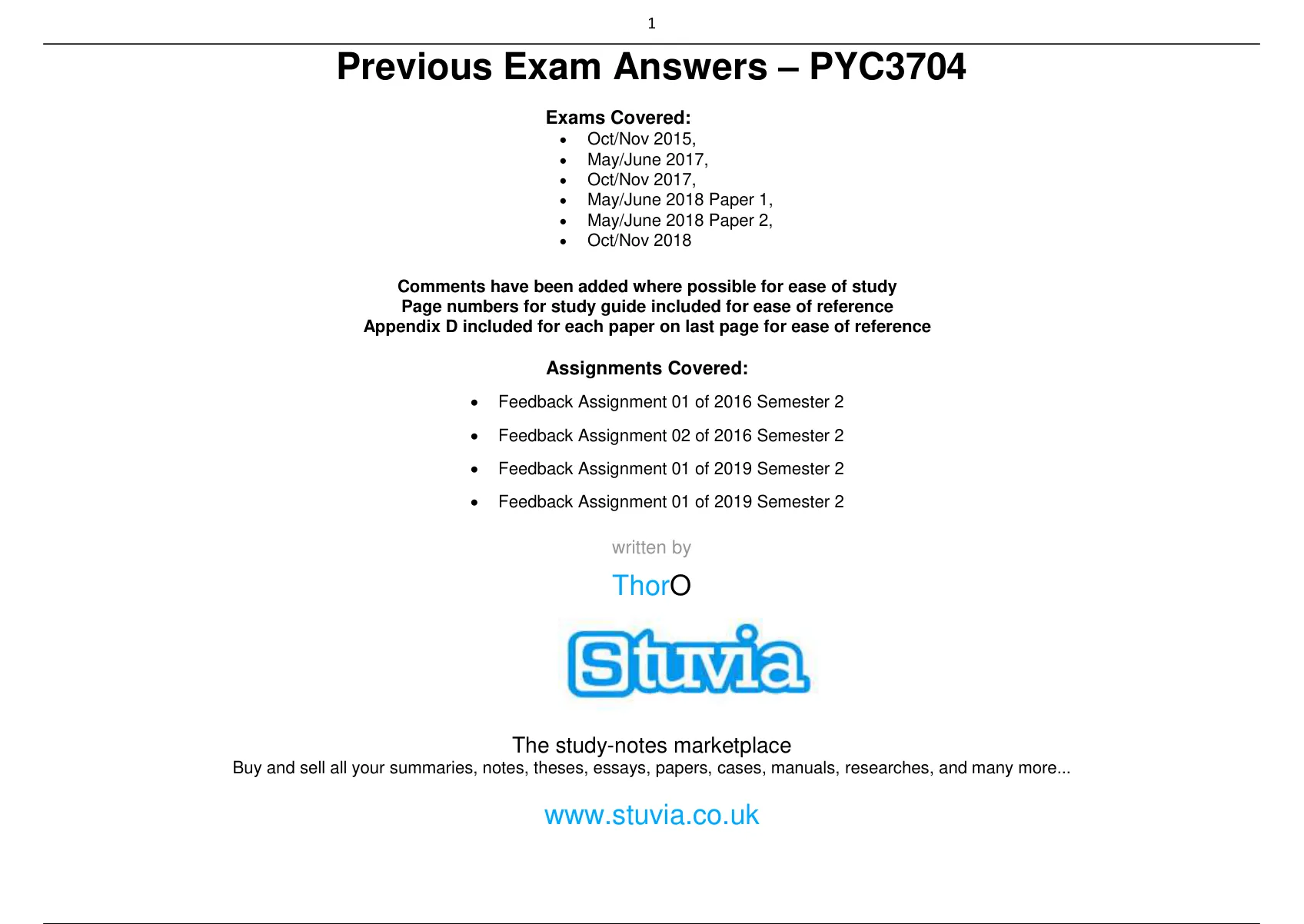 pyc3704 assignment answers 2021