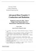 Advanced Heat Transfer/ I Conduction and Handout Lectures for MSc. / Power Chapter Four/ Steady-State TwoDimensional Conduction Heat Transfer