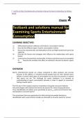 Testbank and solutions manual for Examining Sports Entertainment Consumption 