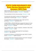 State Farm :2024-2025 - EXAM PREPARATIONs COMPILATION BUNDLE  100% GUARANTEED SUCCESS