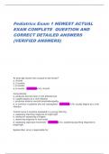 BARKLEY FNP NEWEST ACTUAL EXAM COMPLETE QUESTION AND CORRECT DETAILED ANSWERS