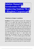 Solution Manual for Aerodynamics for Engineering Students 7th ed – Houghton, Carpenter.