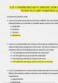 ATI RN COMPREHENSIVE PREDICTOR RETAKE Q & As LATEST RETAKE EXAM GUARANTEED SUCCESS 2019/2022/2023 HIGHLY RATED A+ 