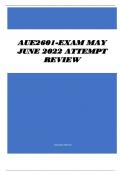 AUE2601 Exam May June