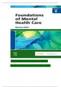 TEST BANK for Foundations of Mental Health Care 8th Edition By Morrison-Valfre A+ /latest updated  version all chapters