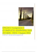 ENG2612 Assignment 3 (COMPLETE ANSWERS) 2024 (831460) - DUE 1 August 2024