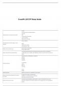 CROSSFIT L3 / CCFT STUDY GUIDE QUESTIONS WITH 100% CORRECT ANSWERS | LATEST VERSION 2024/2025 | EXPERT VERIFIED