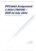 PYC4803 Assignment 2 2024 (785738) - DUE 26 July 2024