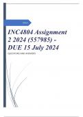 INC4804 Assignment 2 2024 (557985) - DUE 15 July 2024