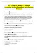 N221- Drexel- Hickey- 4. Altered Immunity Review Questions with Correct Answers