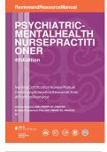 Psychiatric-mental health nurse practitioner 4th edition Questions and Answers with Rationales