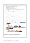 GCSE Chemistry OCR Gateway A Notes for Topic C4 - Predicting and identifying reactions and products