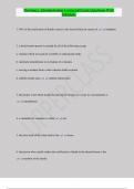 Mortuary Administration Compend Exam Questions With  Solutions