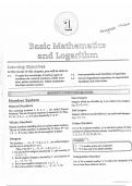 Chapter  - Basics Mathematics And Logarithm 