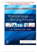 Test Bank for Pharmacology and the Nursing Process, 10th Edition by Lilley, Rainforth and Snyder (STUVIA)