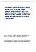 CFI ORAL EXAM PILOT ACTUAL QUESTIONS AND WELL DETAILED ANSWERS| ALREADY GRADED A+/ BRAND NEW!!