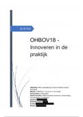 OHBOV18 innoveren in de parktijk