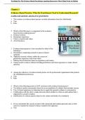 The Evidence-Based Practitioner Applying Research to Meet Client Needs 1st Edition Test Bank by Catana Brown  All Chapters (1-10) | A+ ULTIMATE GUIDE