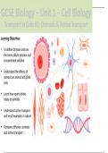 GCSE Biology Cell Biology Revision Slides