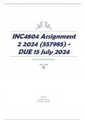 INC4804 Assignment 2 2024 (557985) - DUE 15 July 2024