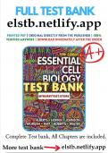 TESTBANK FOR ESSENTIALS CELL BIOLOGY 5TH LATEST REVISED EDITION 