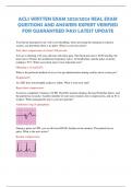 ACLS WRITTEN EXAM 2023/2024