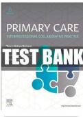 TEST BANK FOR Buttaro: Primary Care: A Collaborative Practice/ Interprofessional Collaborative Practice 6TH EDITION. All Chapters 1- 228 Questions And Answers in 260 Pages. All Answers Are Correct.