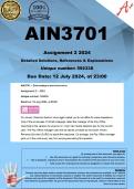 AIN3701 Assignment 2 (COMPLETE ANSWERS) 2024 (592338) - DUE 12 July 2024