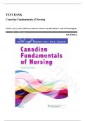 Test Bank for Canadian Fundamentals of Nursing, 6th Edition Potter, Perry, All Chapter 1-48 | Complete Guide A+
