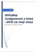 IOP4865 Assignment 4 2024 - DUE 19 July 2024