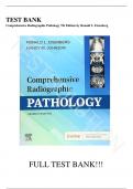 Test Bank - Comprehensive Radiographic Pathology 7th Edition by Ronald L. Eisenberg, All Chapters 1-12//Complete Guide A+