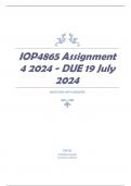 IOP4865 Assignment 4 2024 - DUE 19 July 2024