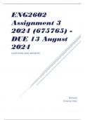 ENG2602 Assignment 3 2024 (675765) - DUE 13 August 2024