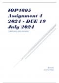 IOP4865 Assignment 4 2024 - DUE 19 July 2024