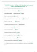 WIS 2552 Exercise 1 & Topics 1-8 | Questions And Answers | 100% Correct Answers Rated A+