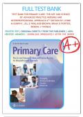 Test Bank for Primary Care The Art and Science of Advanced Practice Nursing: An Interprofessional Approach 6th Edition by Debera J. Dunphy All Chapters included LATEST