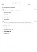 FA CCC - END OF COURSE EXAM 2024 QUESTIONS WITH ALL CORRECT SOLUTIONS!!