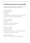 ASTR 90 Questions And Answers|2024 |21 Pagea