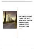 PN COMPREHENSIVE PREDICTOR  with NGN, Comp, VATI PN Comprehensive Predictor (600+), Greenlight exam