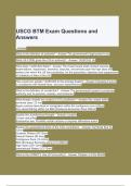 USCG BTM Exam Questions and Answers 2024