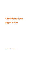 Administratieve organisatie samenvatting H1 t/m 7 m.u.v. H2