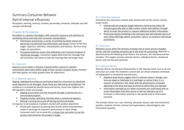 Marketing summary Chapters 8-12